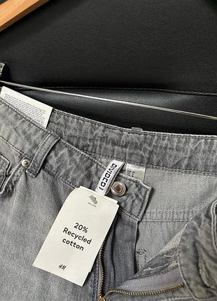 Джинси wide regular waist h&m 2