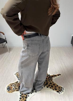 Джинси wide regular waist h&m 7