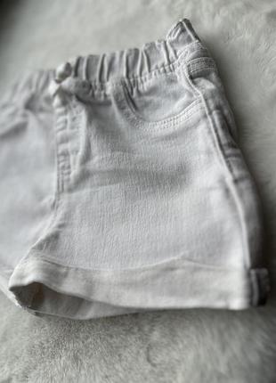 Стильные белые шортики primark, шорты, джинсовые шортики 2