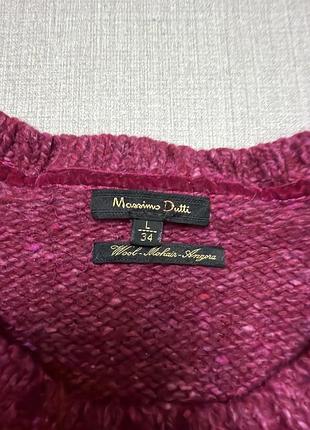 Светр жіночий massimo dutti бурячковий 3