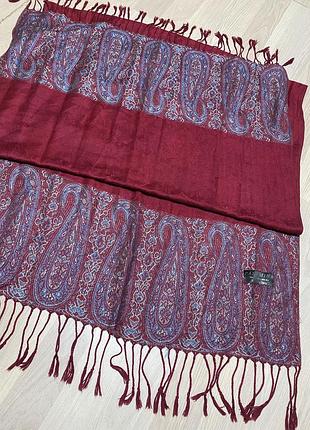 Розкішний двосторонній палантин pashmina з кашеміром та шовком | made in italy