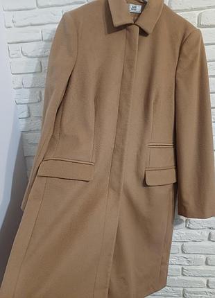 Пальто из шерсти и кашемира alba moda