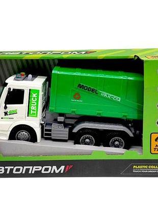 Машина на батарейках "автоптом. сміттєвоз", світло, звук (33,5*19*11,5 см)