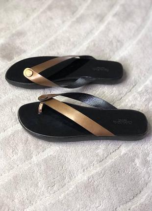 👡 жіночі шкіряні шльопанці calvin klein — made in italy 🇮🇹 розмір 40