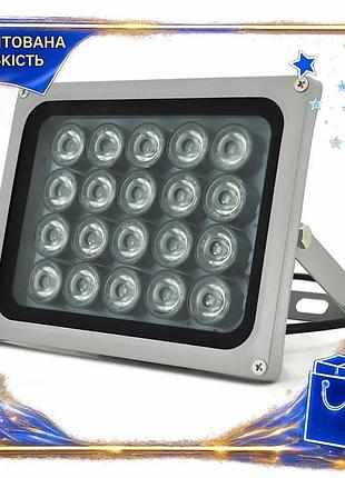 Dm іч-прожектор yoso 12v специфікація 2.2 40w 20led для відеоспостереження з дальністю до 80м та захис spe|lz