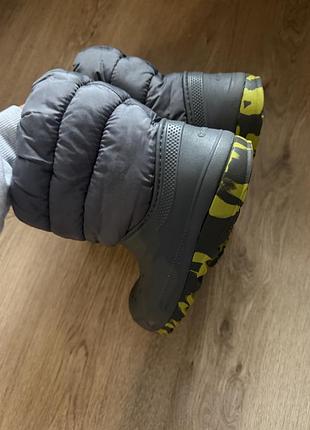 Черевики дитячі crocs зимові сірі 6
