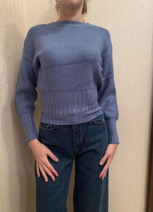 Теплий джемпер, светр шерстяний, м'який зимовий светр