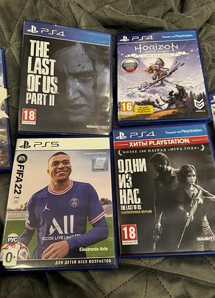 Ігрові приставки sony playstation диски для ps4 та ps5