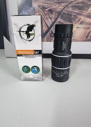 Потужний монокуляр 16x52 (подвійне фокусування, з чохлом, новий)