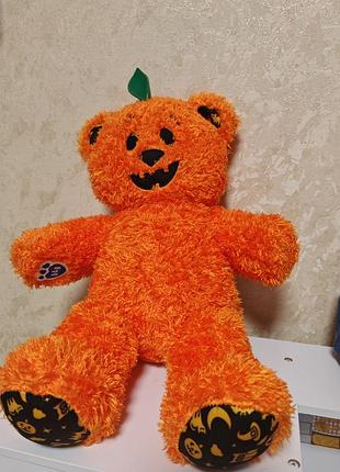 Build-a-bear pumpkin glow bear (светящийся хэллоуинский мишка-тыква)