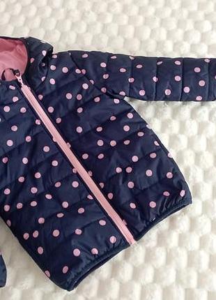 Куртка для дівчинки carter’s демісезонна в горошок, розмір 5t
