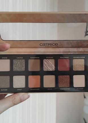 Тіні для повік catrice safari fever slim eyeshadow palette