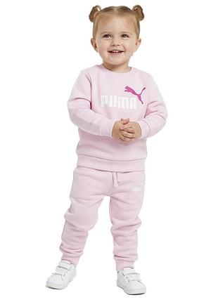 Спортивний костюм для дівчинки puma рожевий 6-9 міс.