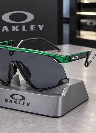 Сонцезахисні окуляри oakley bxtr зелені з чорними лінзами
