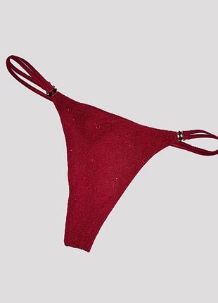 38-40р. трусики стринги viva couture со стразами и блеском