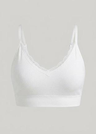Топ нижнее белье с чашками primark белый