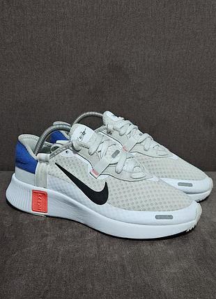 Мужские кроссовки nike reposto в расцветке white / black / flash crimson / blue