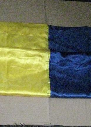 Флаг украины атласный