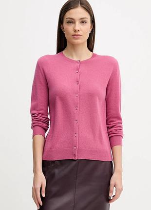 Жіночий кардиган rabe classic рожевий, розмір 40 (m/l), 100% вовна