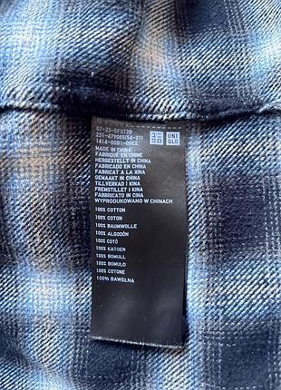 Фланелева сорочка uniqlo р s 3