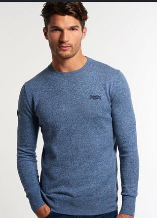 Джемпер чоловічий superdry синій