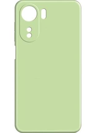 Чохол для смартфона make silicone xiaomi redmi 13c/cpo c65 light green (mcl-xr13c/pc65lg)