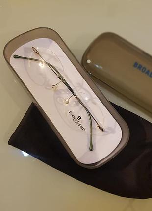 Безоправна зелено-изумрудна оправа aigner- original