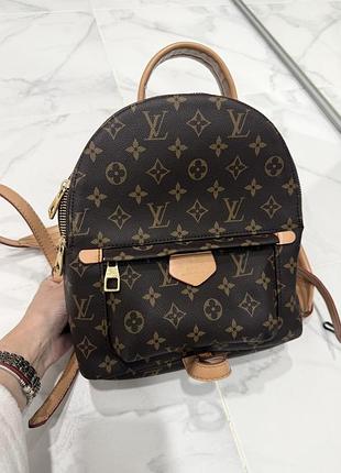 Рюкзак жіночий louis vuitton palm springs mini коричневий