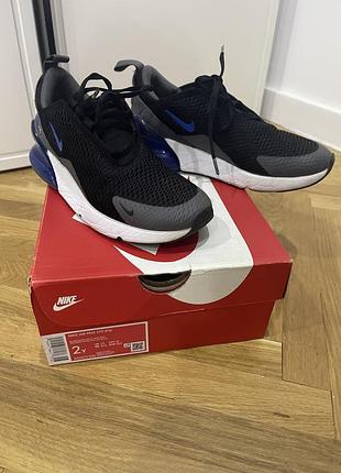 Кросівки дитячі nike air max 270 black 33,5 розмір 2y