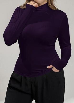 Фіолетова водолазка гольф shein tall, розмір xl (48-50)