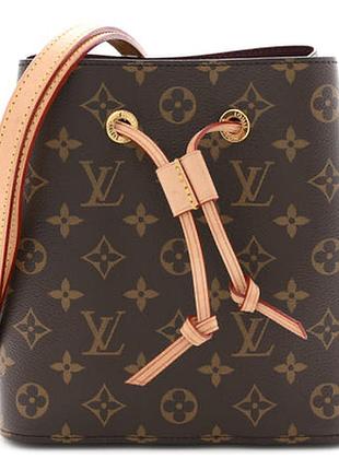 Стильна сумка сумочка торбинка крос-боді lv neonoe bb monogram
