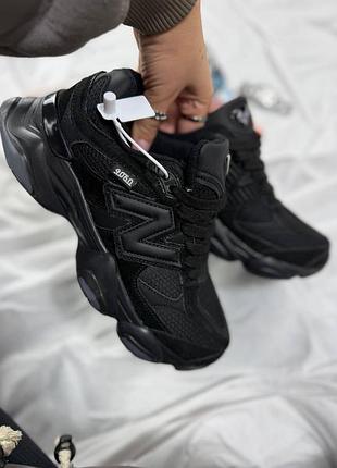 New balance 9060 black gore tex термо 2