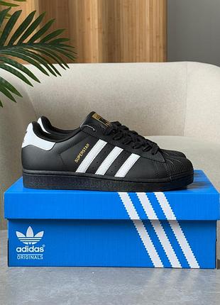 Кроссовки adidas superstar black/white 5