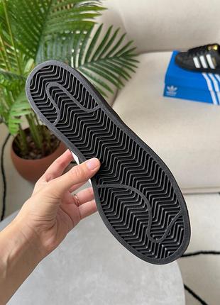 Кроссовки adidas superstar black/white 9