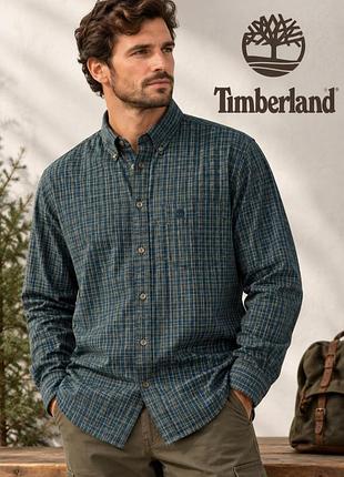 Стильна чоловіча сорочка в клітинку timberland
