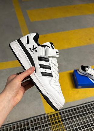 Кросівки adidas forum low cl white/black