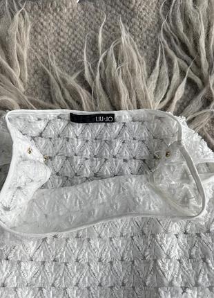 Коротка жіноча сукня liu jo біла