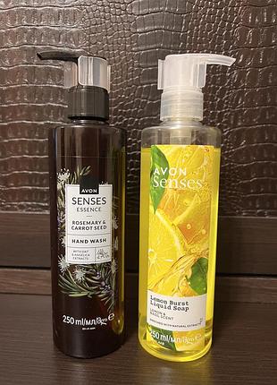Лот косметики avon, рідке мило для рук senses