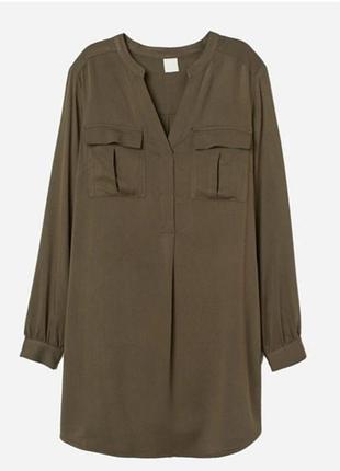 Туника блуза хаки от h&amp;m 2