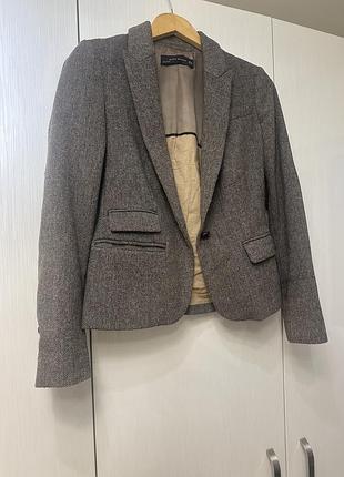 Піджак жіночий zara woman сірий, розмір s