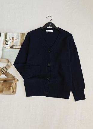 Кардиган zara 100% вовна