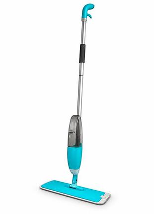 Швабра с распылителем kar65 spray mop 123 см с двойной микрофиброй и поворотной насадкой 360° для мытья пола
