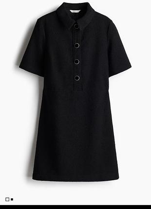 Коротка сукня жіноча h&m букле чорна