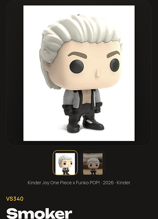 Колекційна фігурка funko pop! smoker one piece