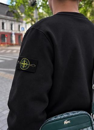 Світшот stone island чорний 👕