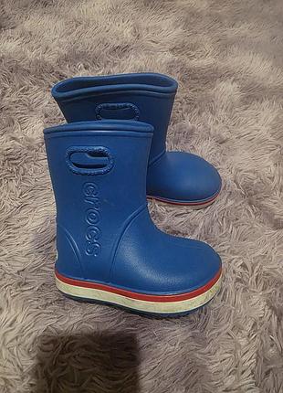Чоботи унісекс crocs сині