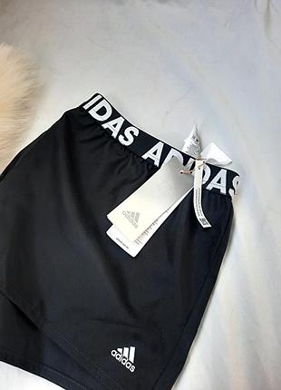 Женские спортивные шорты черные adidas новые с биркой размер l