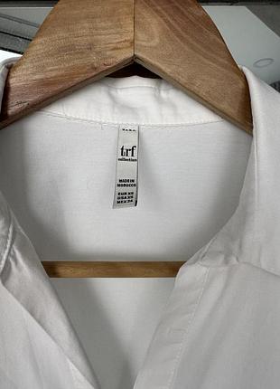Сорочка жіноча zara біла подовжена xs
