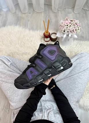 Air more uptempo black reflective 4