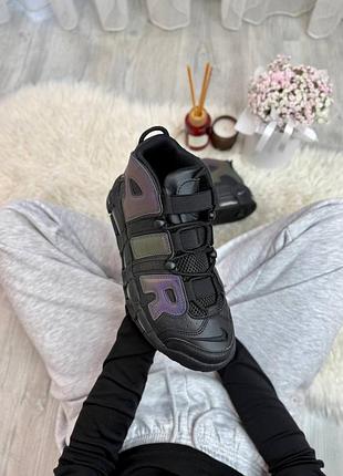 Air more uptempo black reflective 6